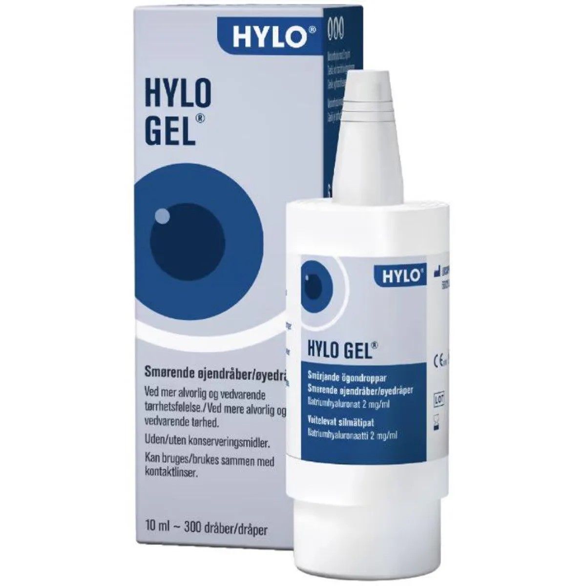 HYLO-GEL fuktende øyedråper 10 ml