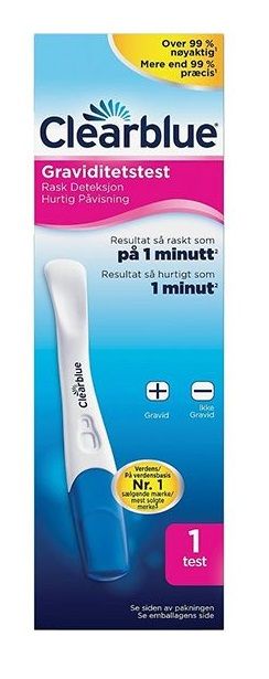 Clearblue Hurtig Graviditetstest 1 stk