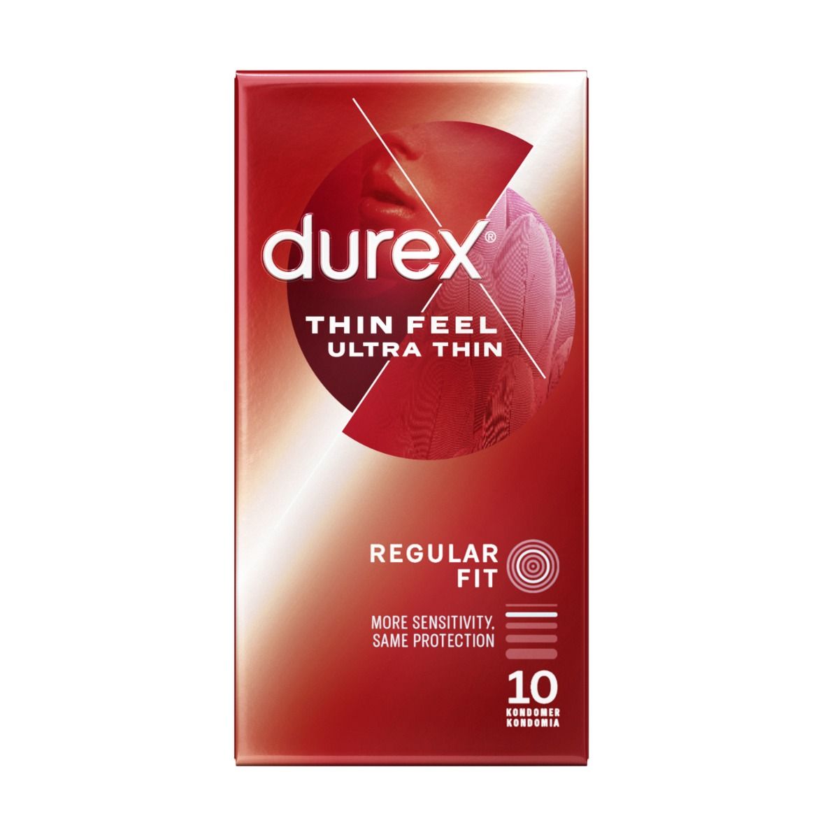 Durex Feel Ultra Thin Kondom 10 stk