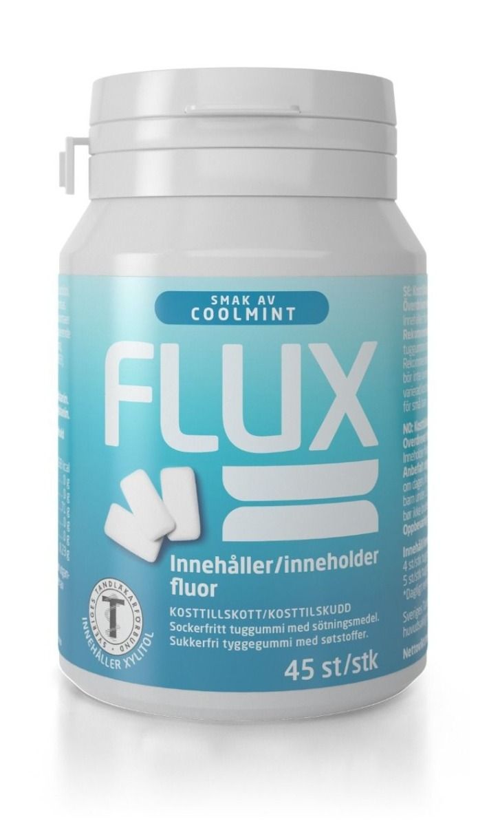 Flux Coolmint Tyggegummi Boks 45 stk