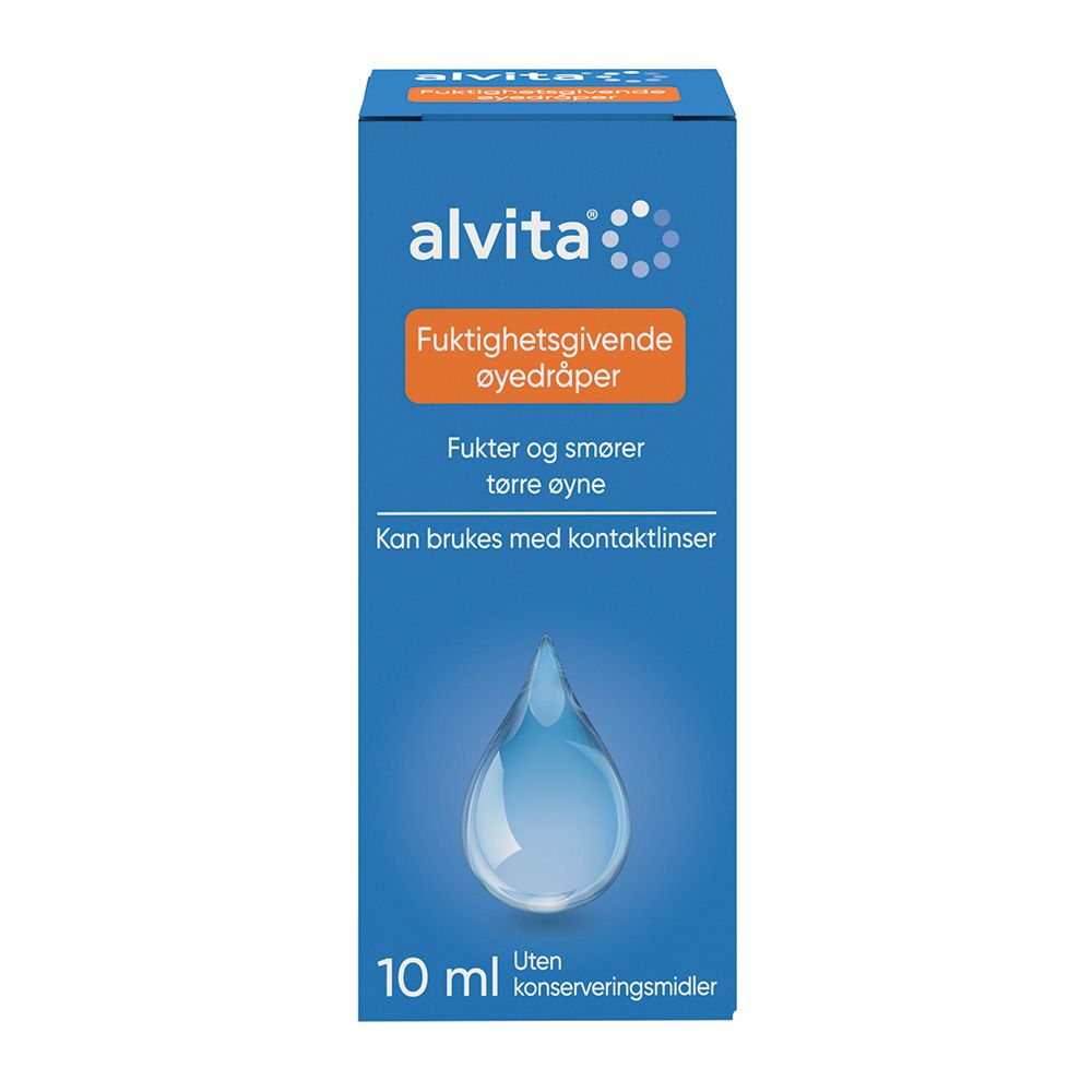 Alvita fuktighetsgivende øyedråper 10 ml