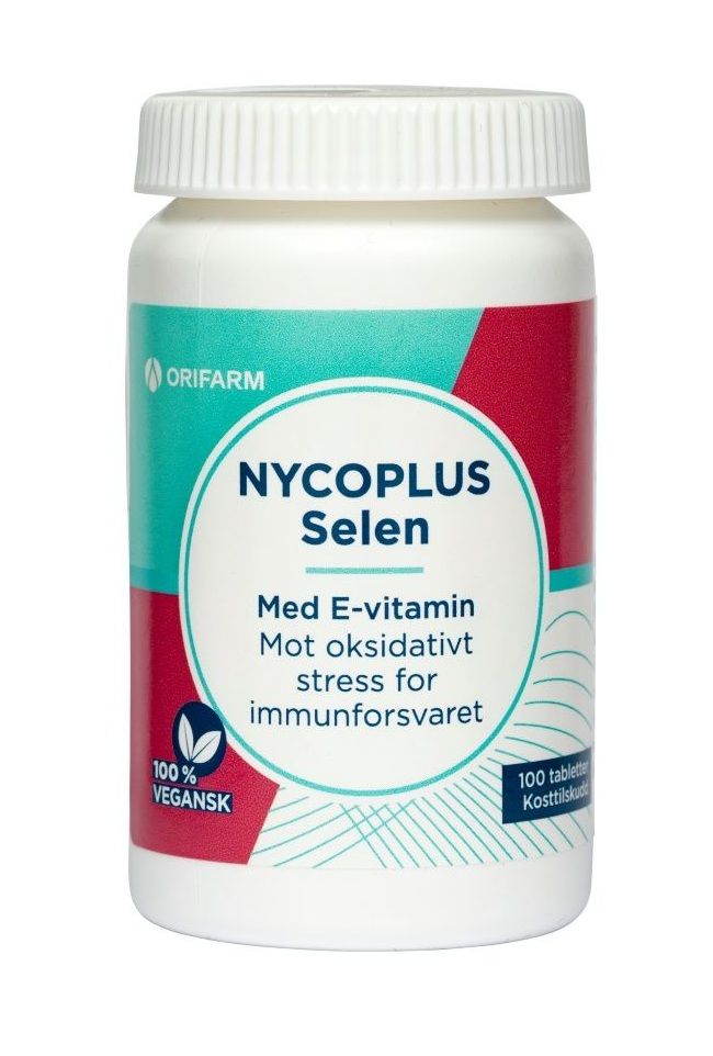Nycoplus Selen med E-vitamin tabletter 100stk