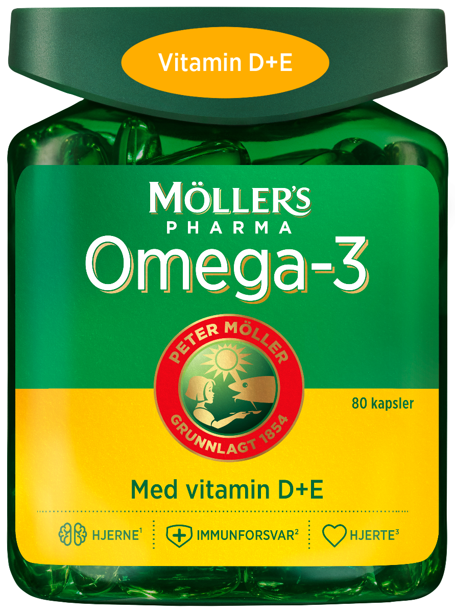 Möller's Pharma Omega-3 kapsler 80 stk.