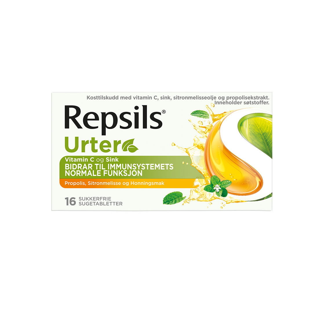Repsils Urter Honning & Propolis 16 stk