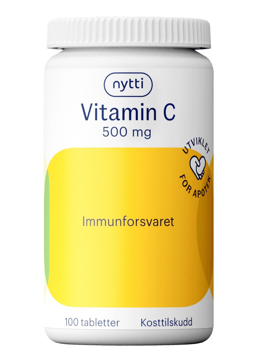 Nytti Vitamin C 500 mg, 100 stk