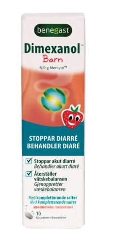 Benegast Dimexanol Brusetabletter Barn 10 stk