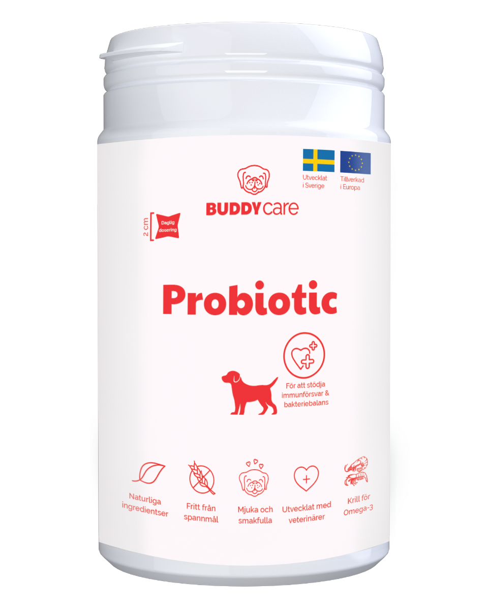Buddy Pet Foods Probiotic kosttilskudd til hund 150 g