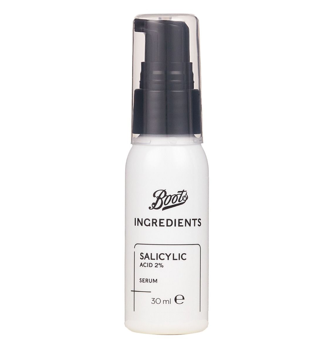 Boots Ingredients Salisylic Acid Serum 30ml