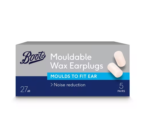 Boots Formbare Voks Ørepropper 5 par