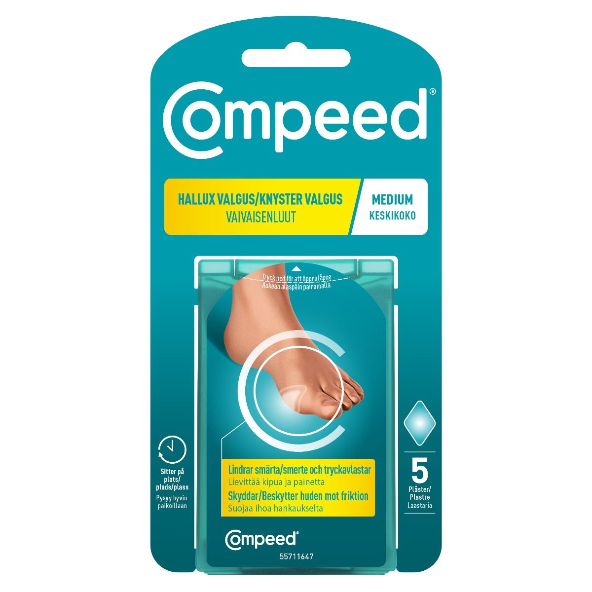 Compeed Hallux Valgus Plaster 5 stk