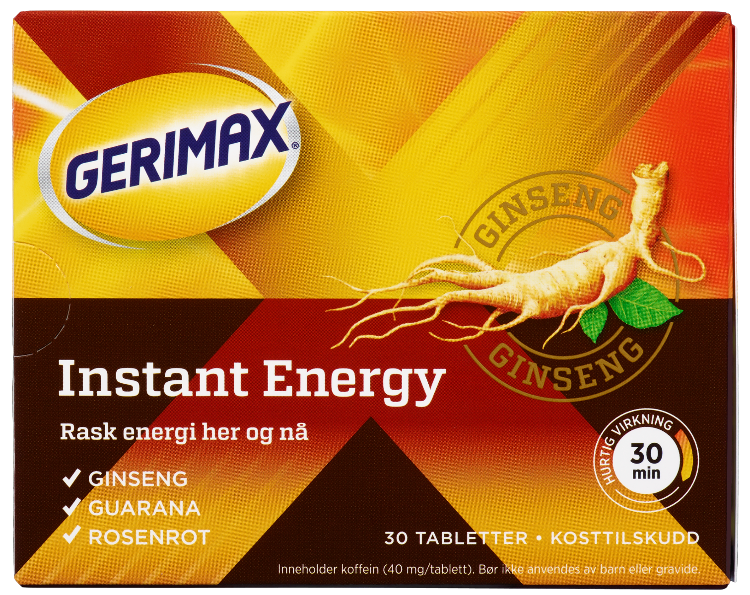 Gerimax Instant Energy tabletter 30 stk