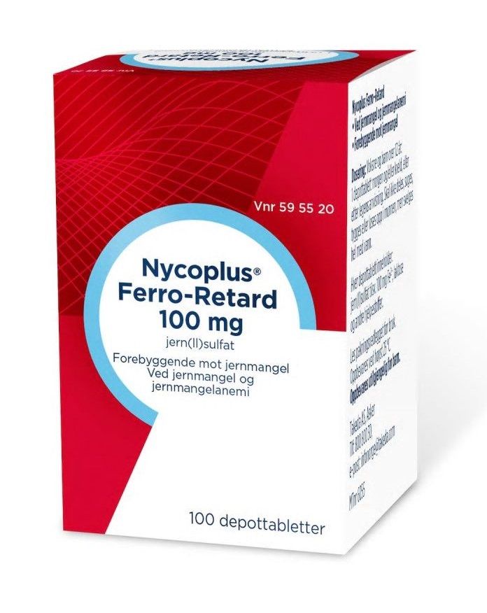 Nycoplus Ferro-Retard depottablett 100mg 100 STK