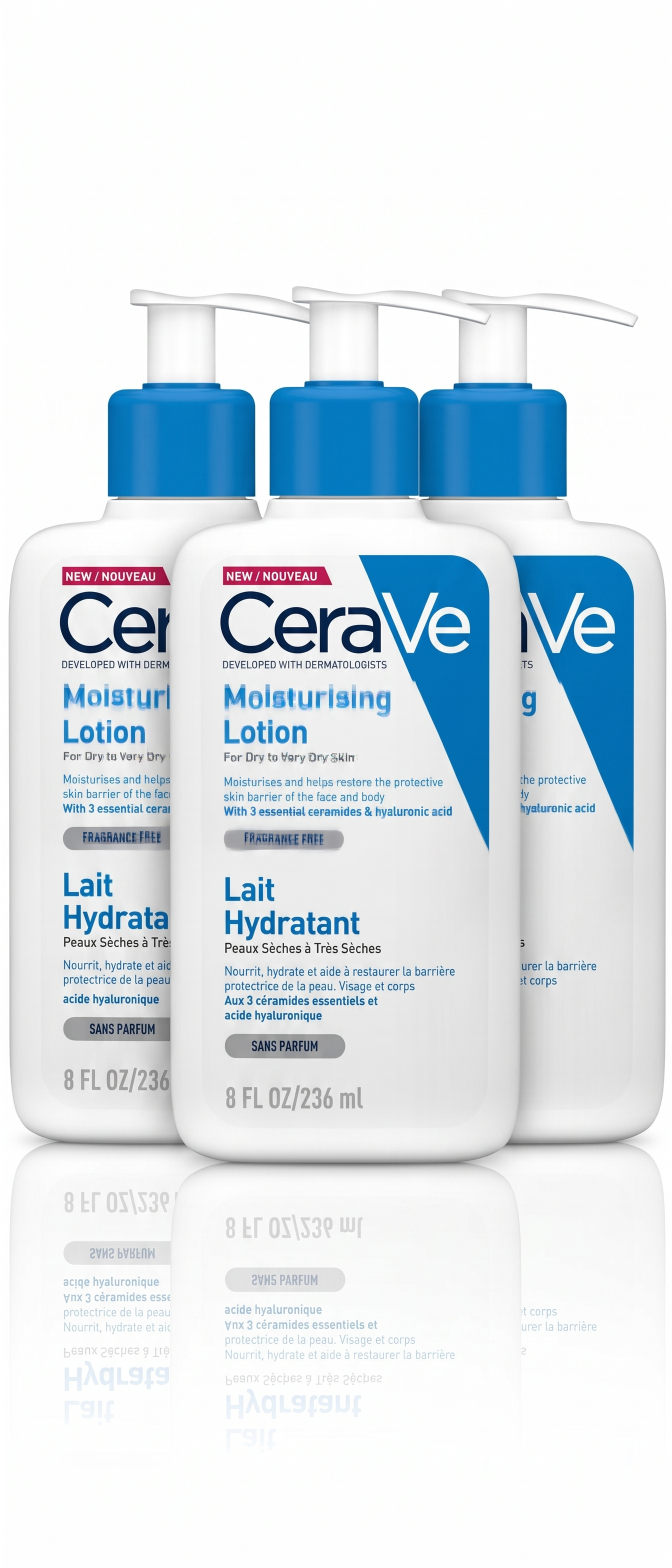 CeraVe Moisturising Lotion 236 ml 3 pakning