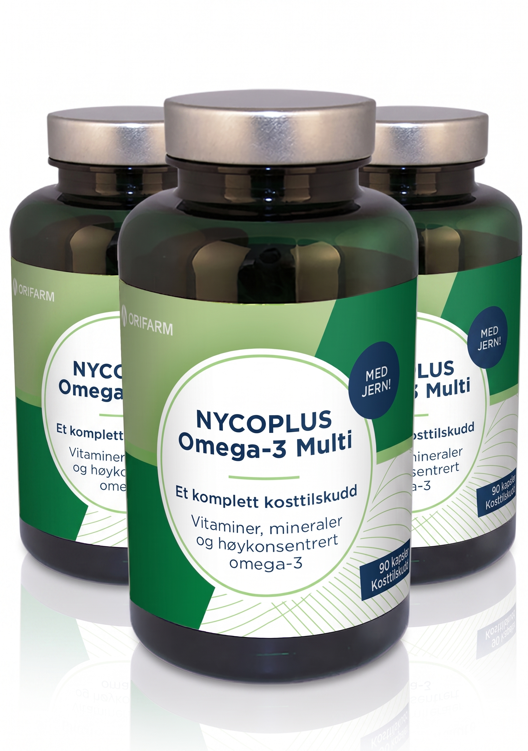 Nycoplus Omega-3 Multi 90 kapsler 3 pakning