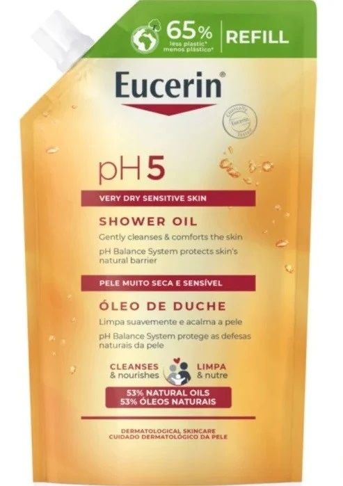 Eucerin pH5 Shower Oil Refill parfymert 400 ml
