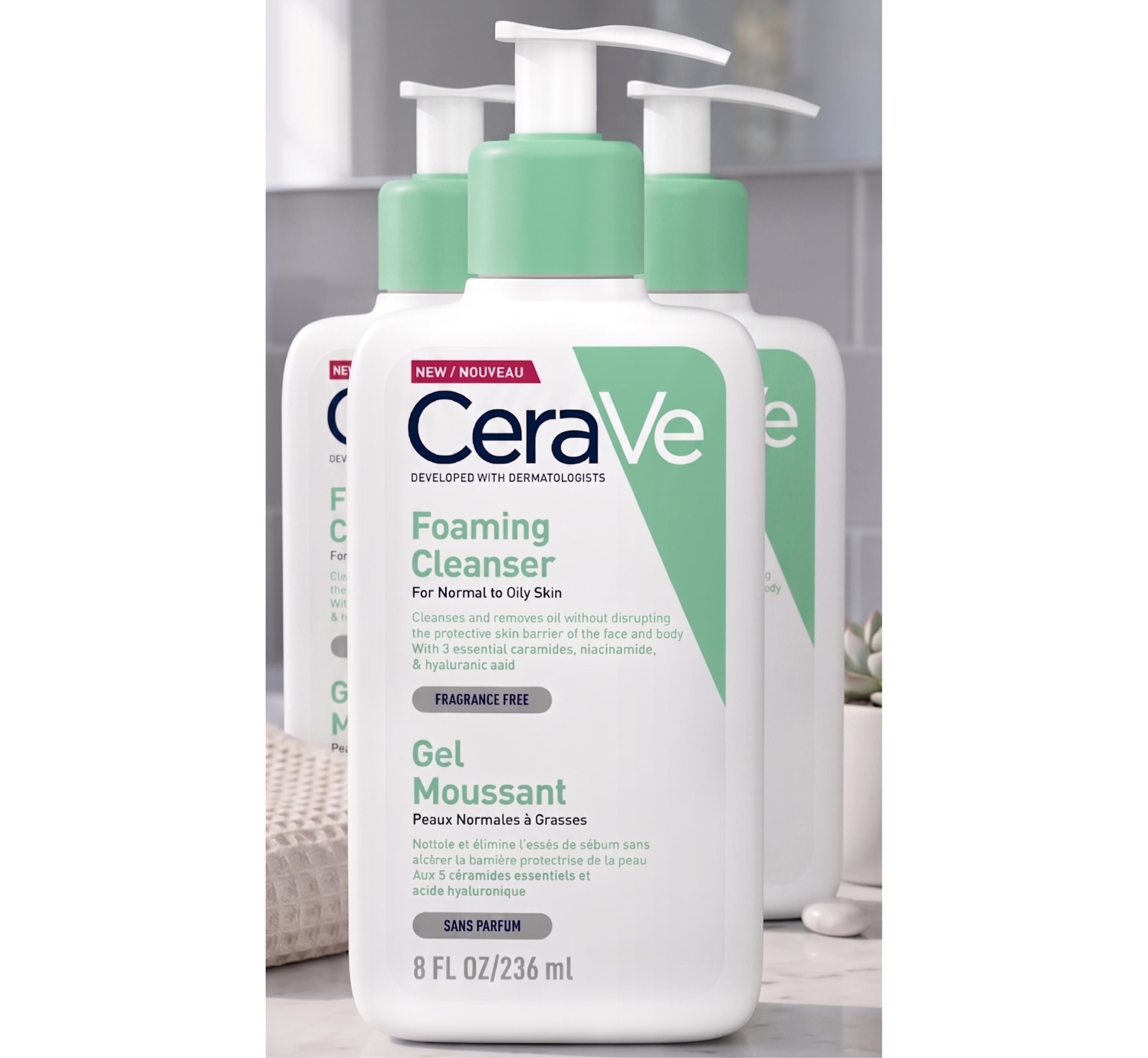CeraVe Foaming Cleanser 236 ml 3 stk. 