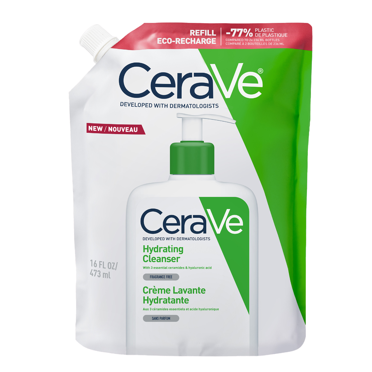 CeraVe Hydrating Cleanser Refill 473 ml