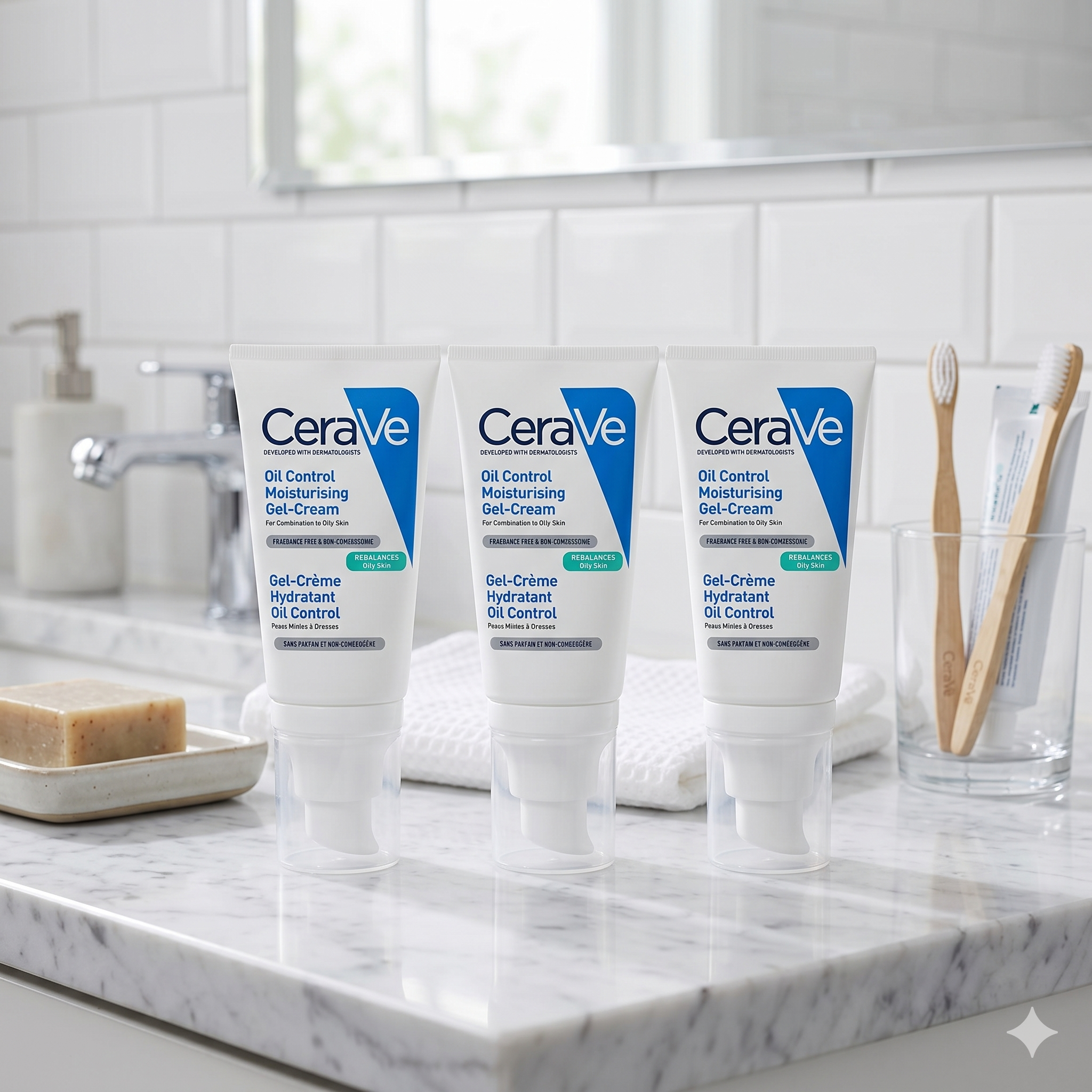 CeraVe Oil Control Moisturising Gel Cream 52 ml 3 pakning