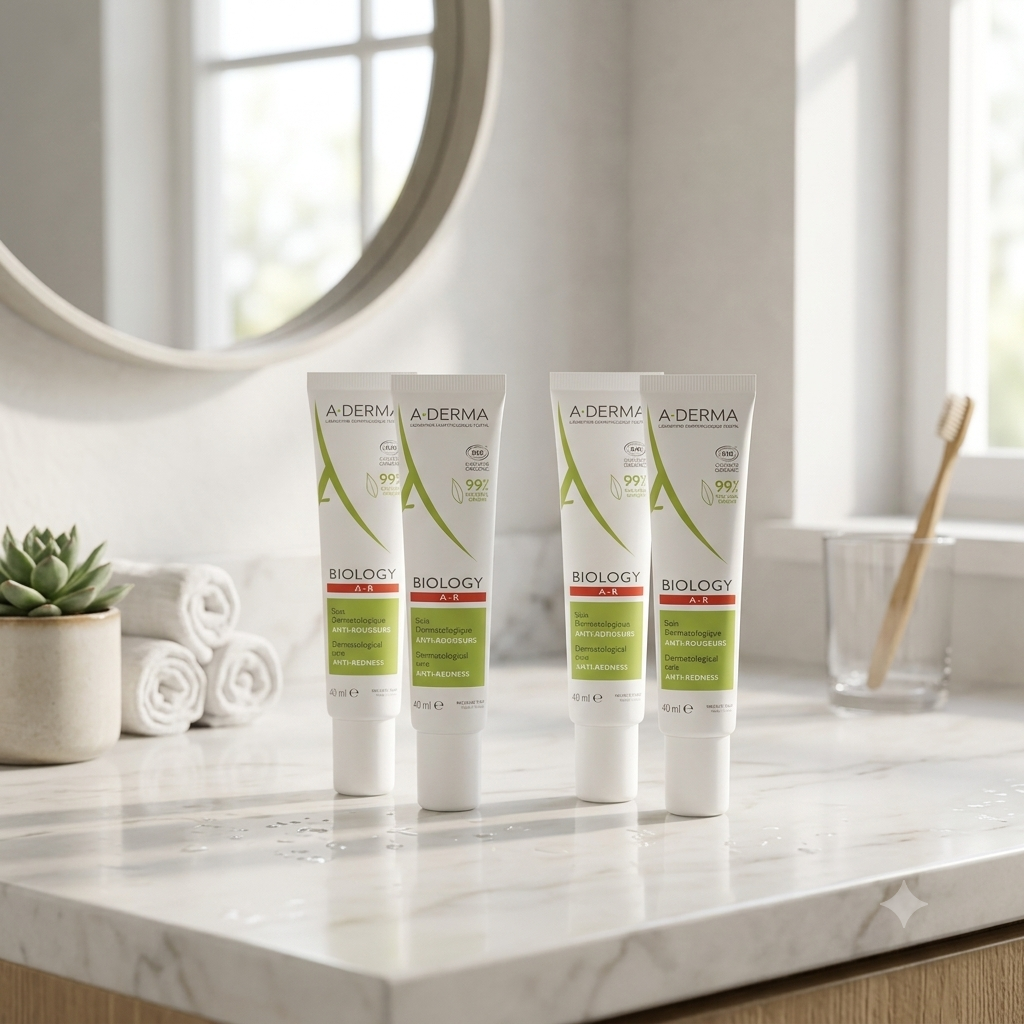 A-Derma Biology Anti-Redness ansiktskrem 40 ml 4 stk. 