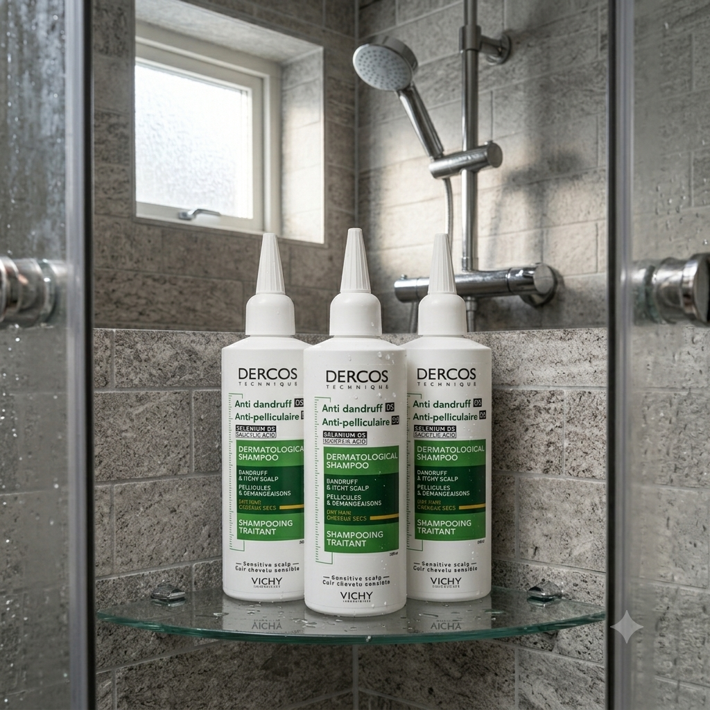 Vichy Dercos Anti-Dandruff Shampoo 200 ml 3 pakker