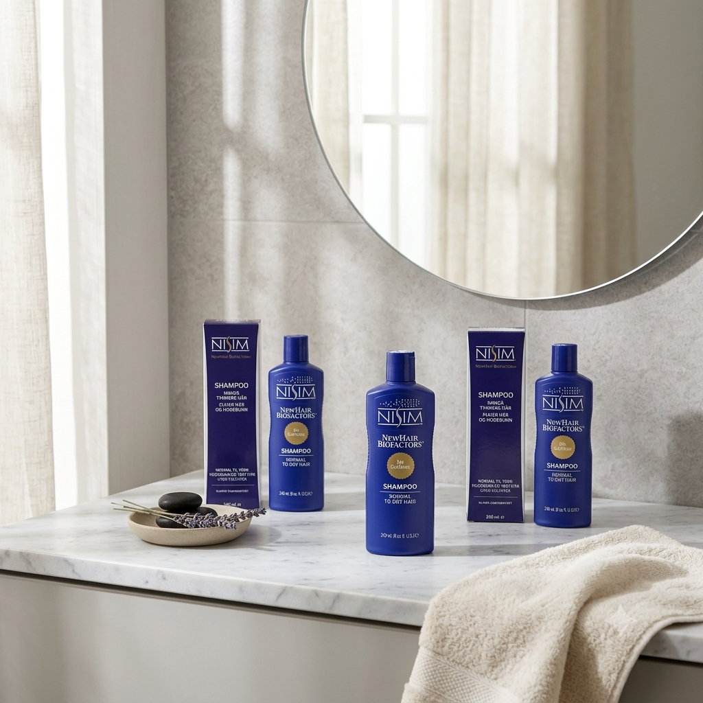 Nisim Shampoo Normal og Tørr 240 ml 4 pakker