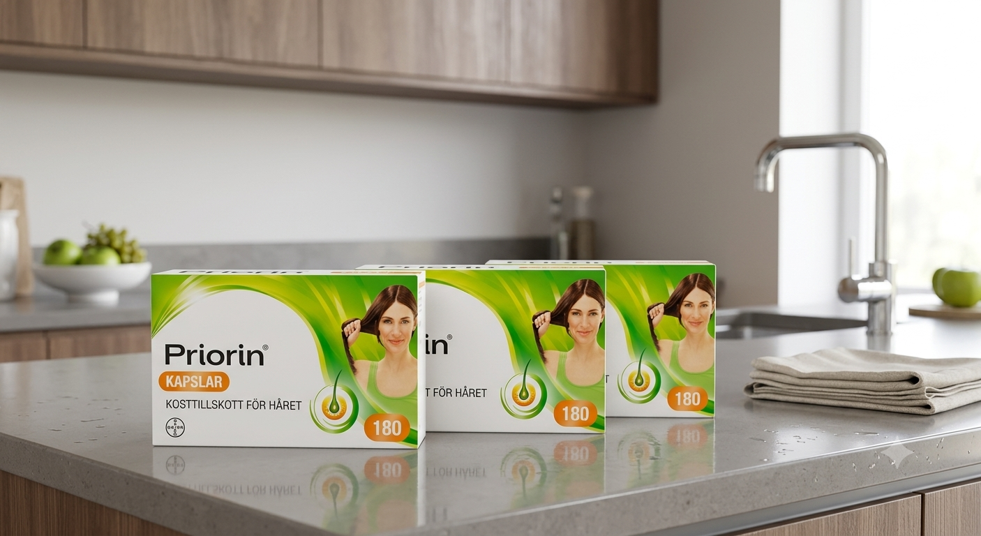 Priorin hårvitamin 180 kapsler 3 pakker