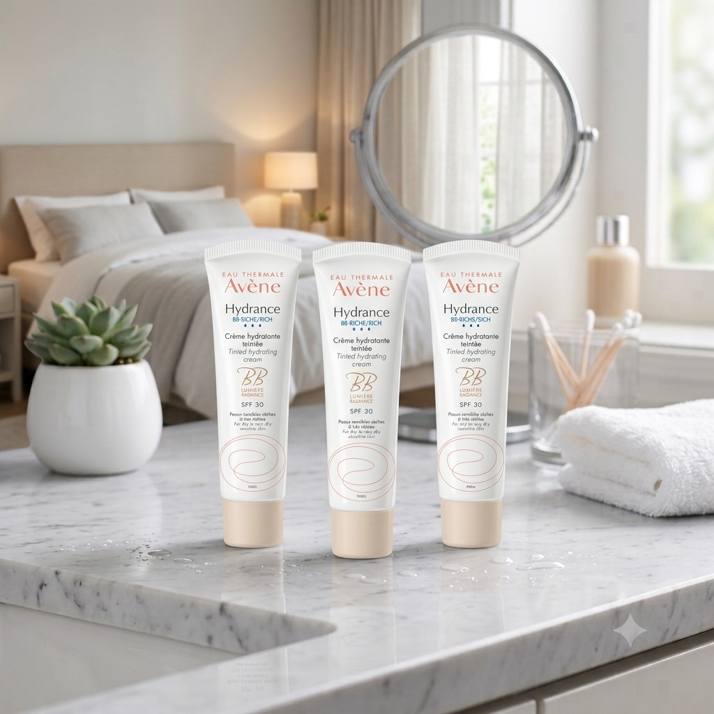 Avène Hydrance BB Cream Rich SPF30 40 ml 3 stykker