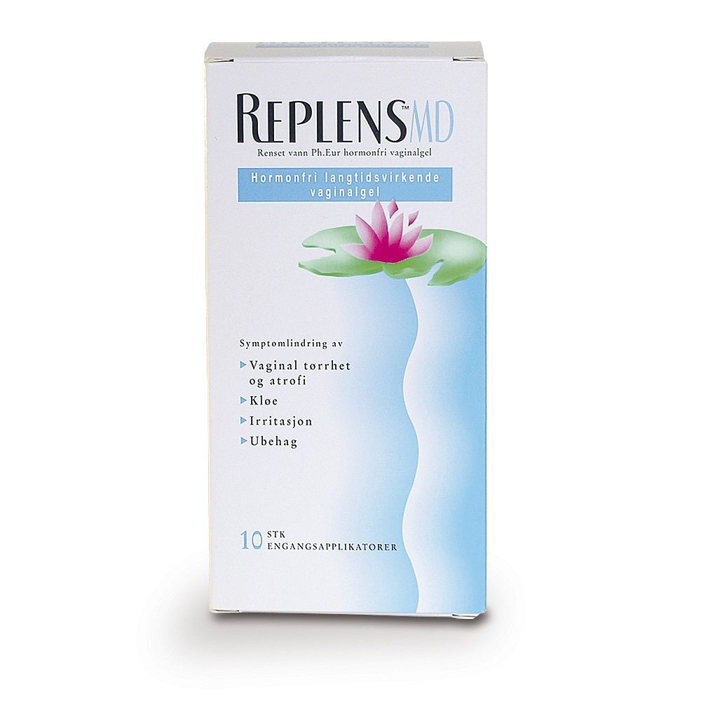 Replens MD Hormonfri Vaginalgel 10 stk