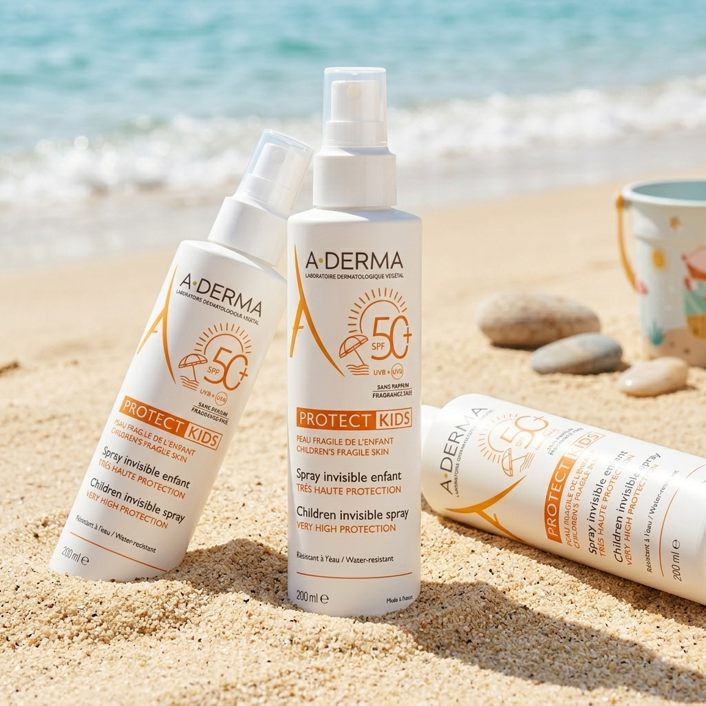 A-Derma Protect solspray barn SPF50+ 200 ml 3 stykker