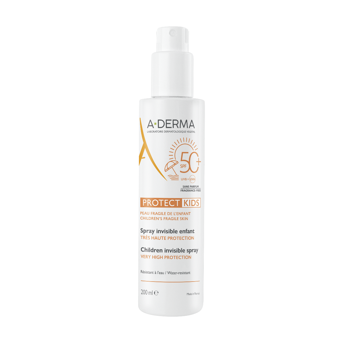 A-Derma Protect solspray barn SPF50+ 200 ml
