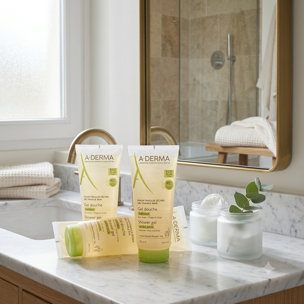 A-Derma Ultra-Rich Shower Gel 200 ml 3 stykker