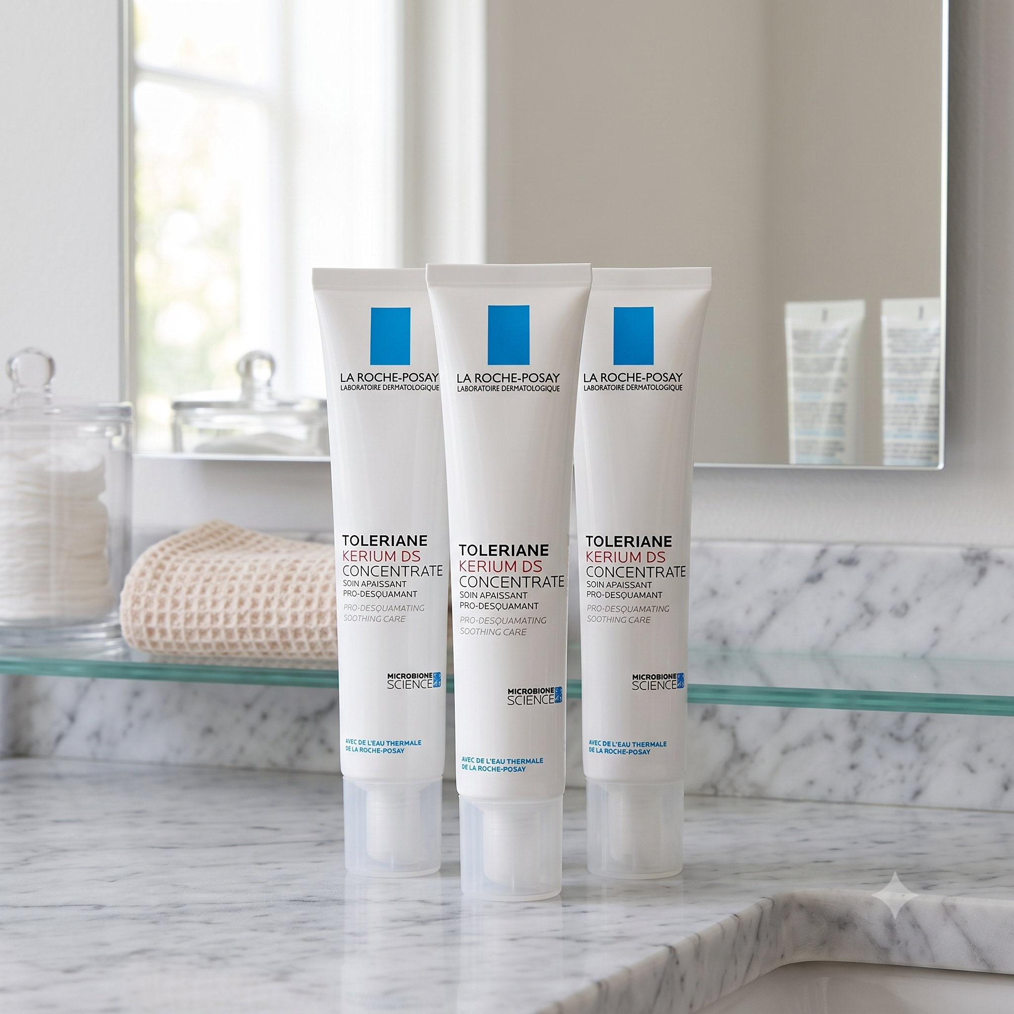La Roche-Posay Toleriane Kerium DS Concentrate 40 ml 3 stykker
