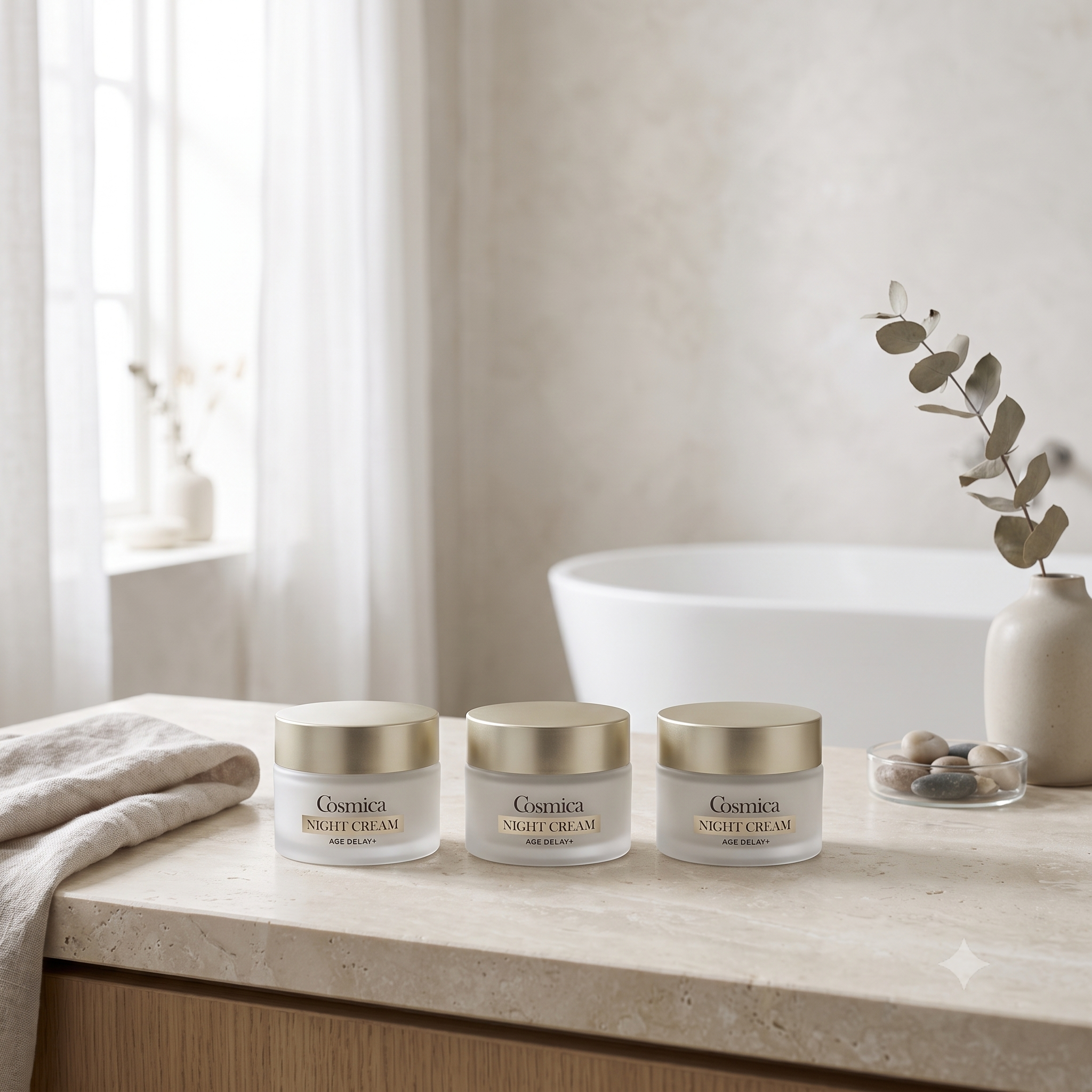Cosmica Age Delay+ Night Cream 50 ml 3 stykker