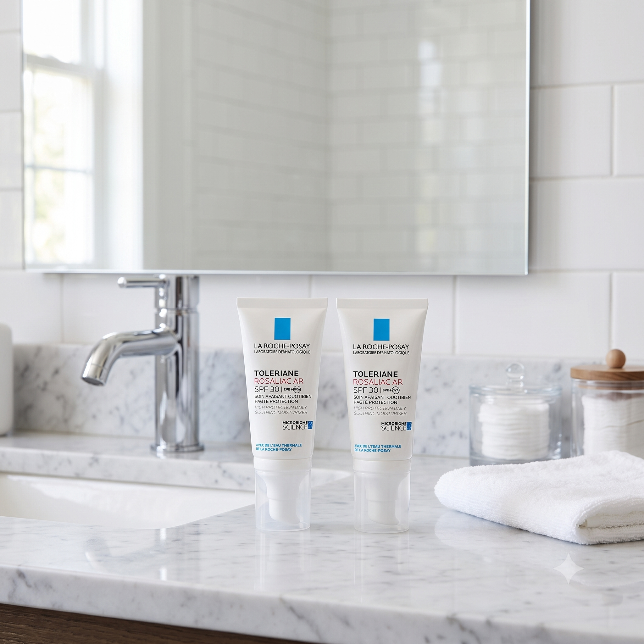La Roche-Posay Toleriane Rosaliac AR spf 30 40 ml 2 stykker