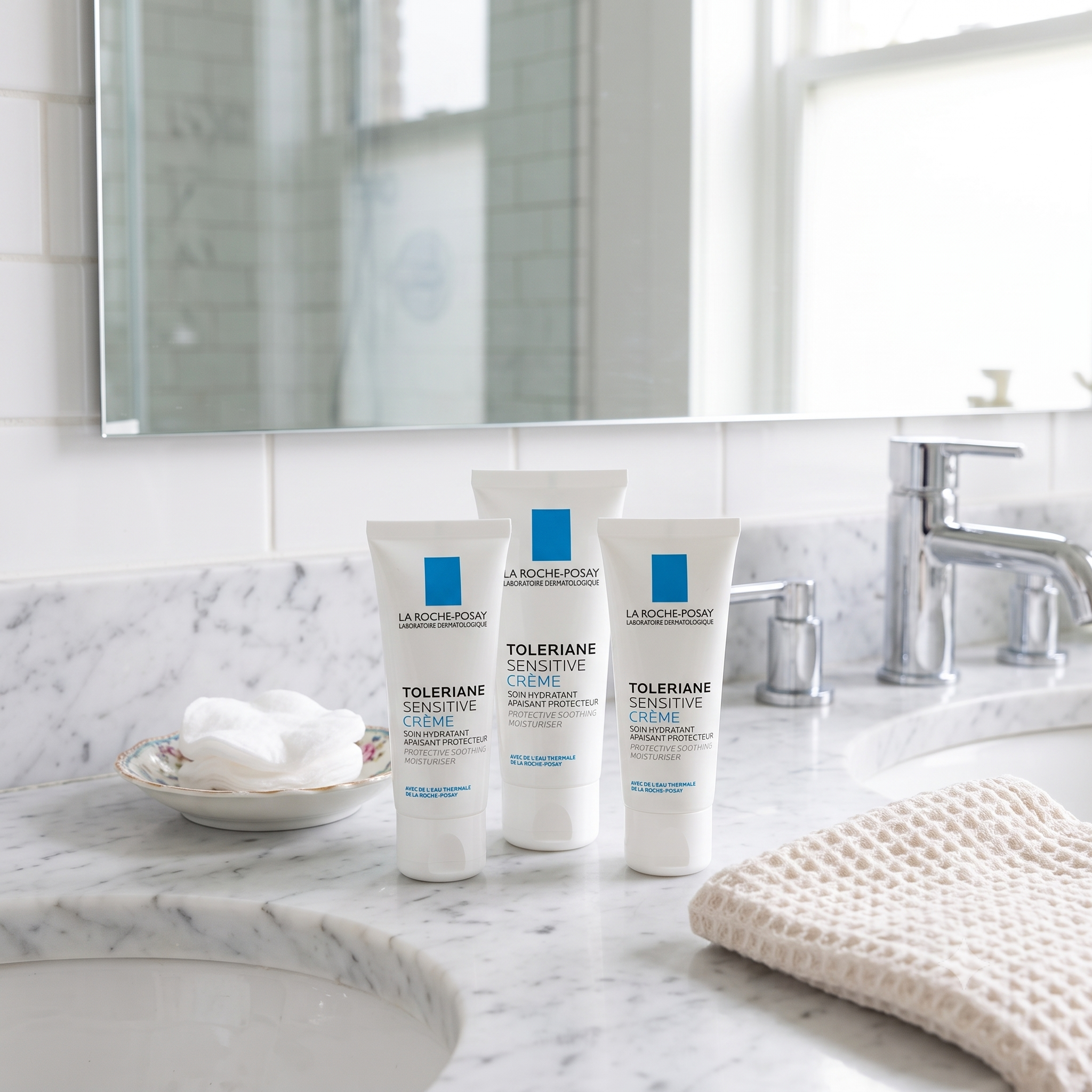 La Roche-Posay Toleriane Sensitive Light 40 ml 3 stykker
