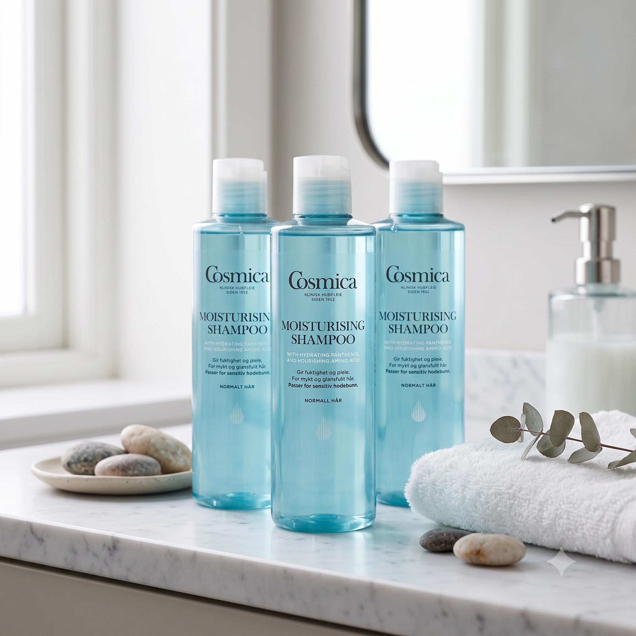 Cosmica Moisturising Shampoo 250 ml 3 stykker
