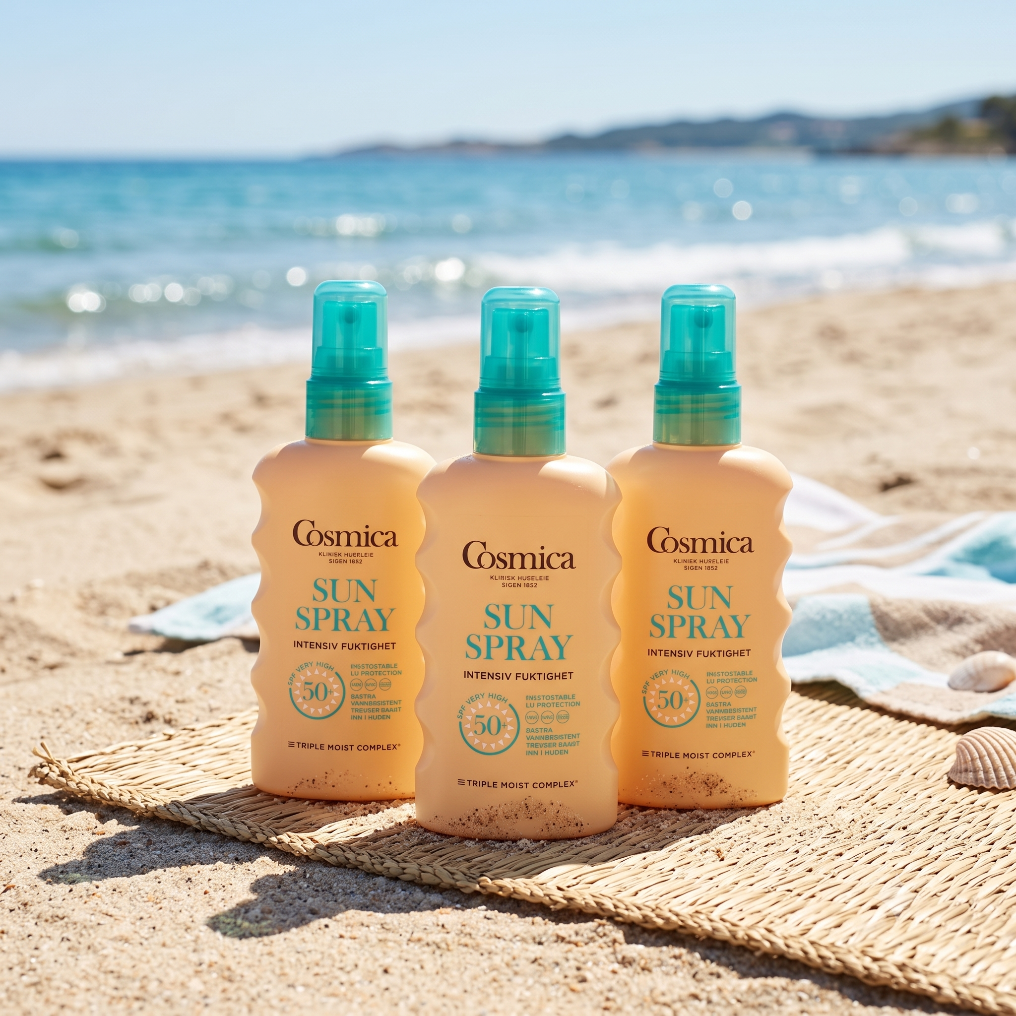 Cosmica Sun Spray SPF50+ 175ml 3 stykker