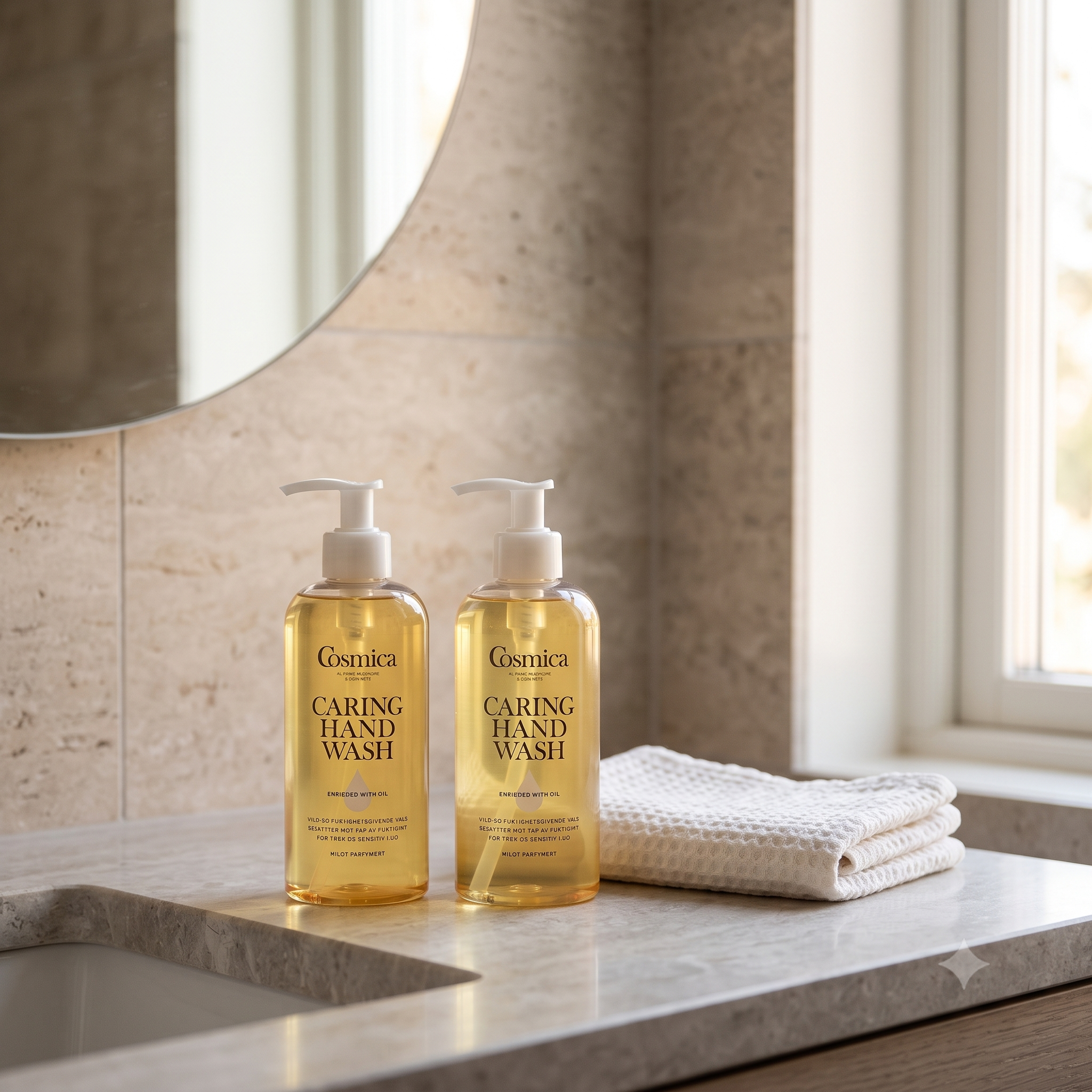Cosmica Body Caring Hand Wash 280 ml 2 stykker