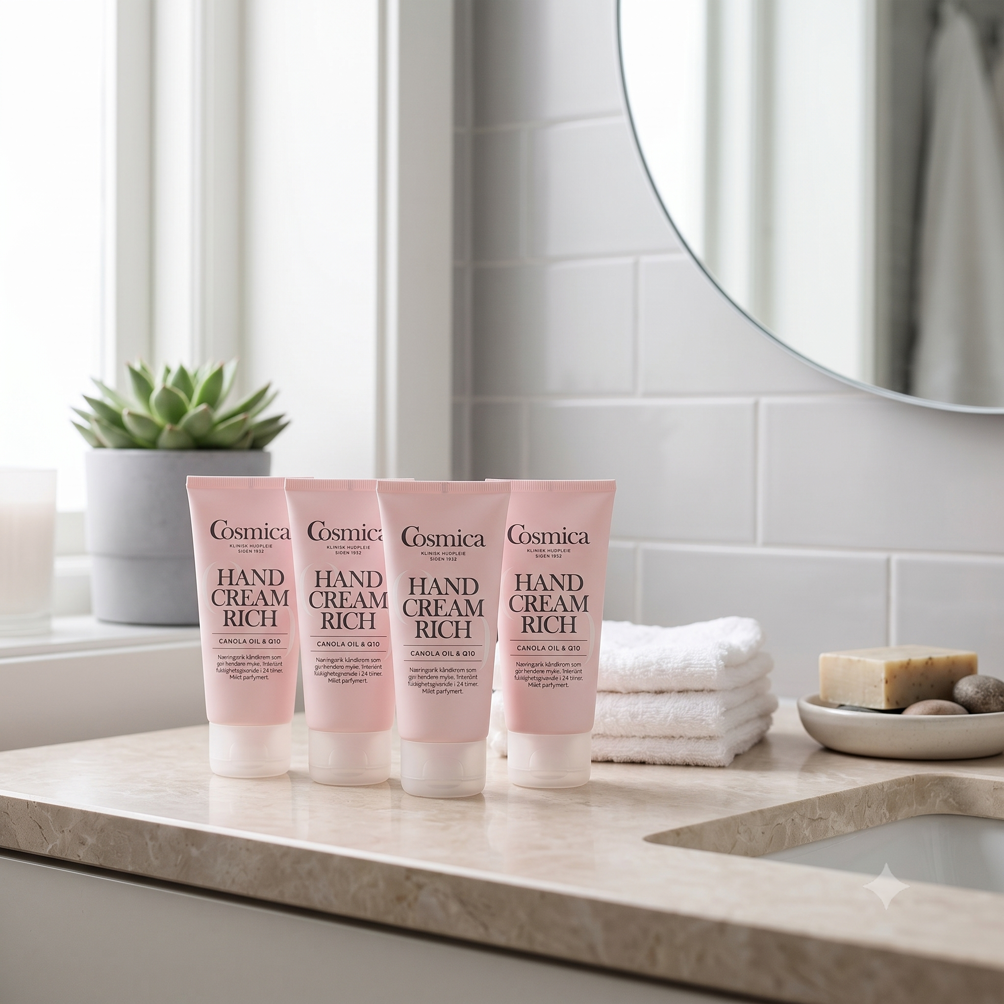 Cosmica Hand Cream Rich 75ml 4 stykker