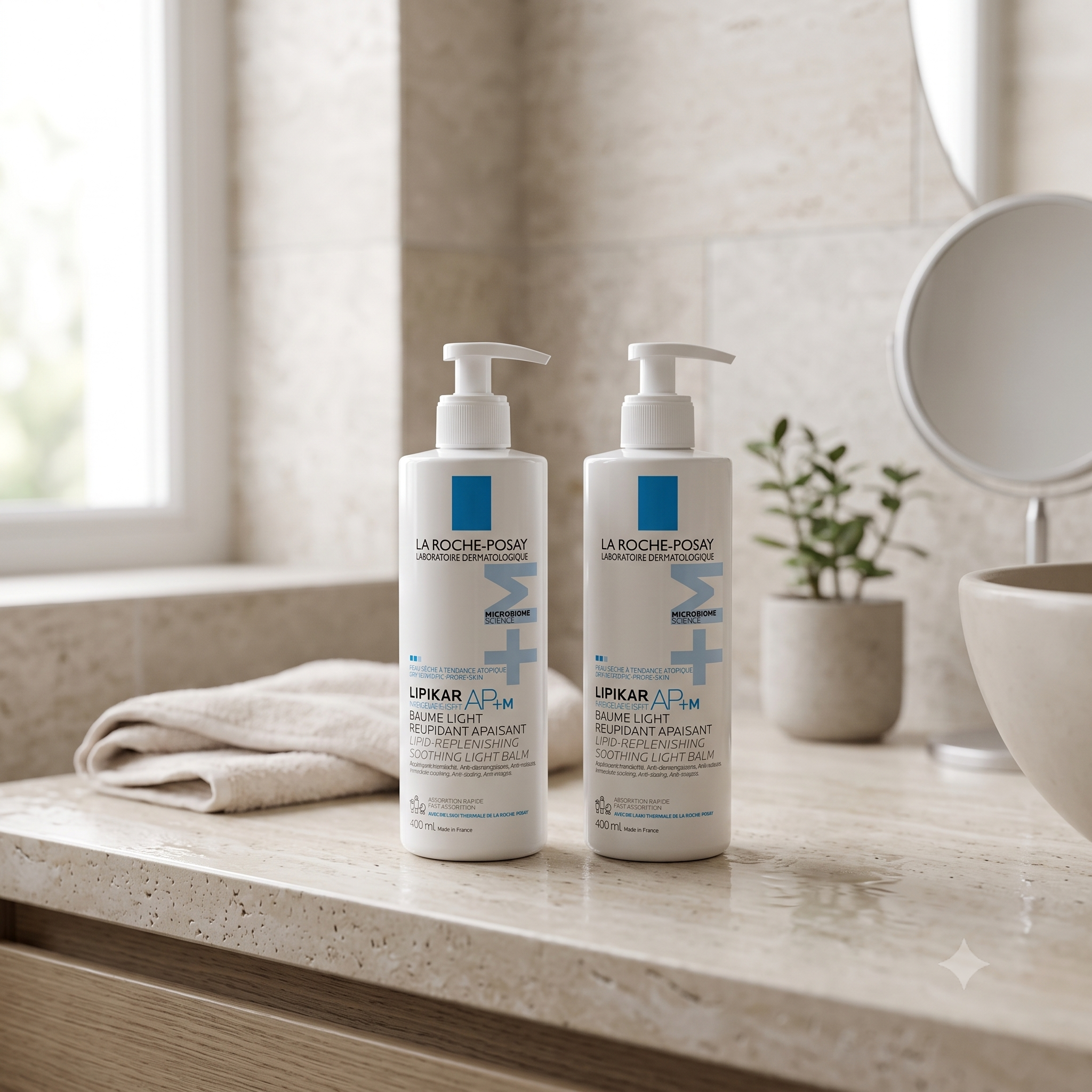 La Roche-Posay Lipikar Baume AP+M 400 ml 2 stykker