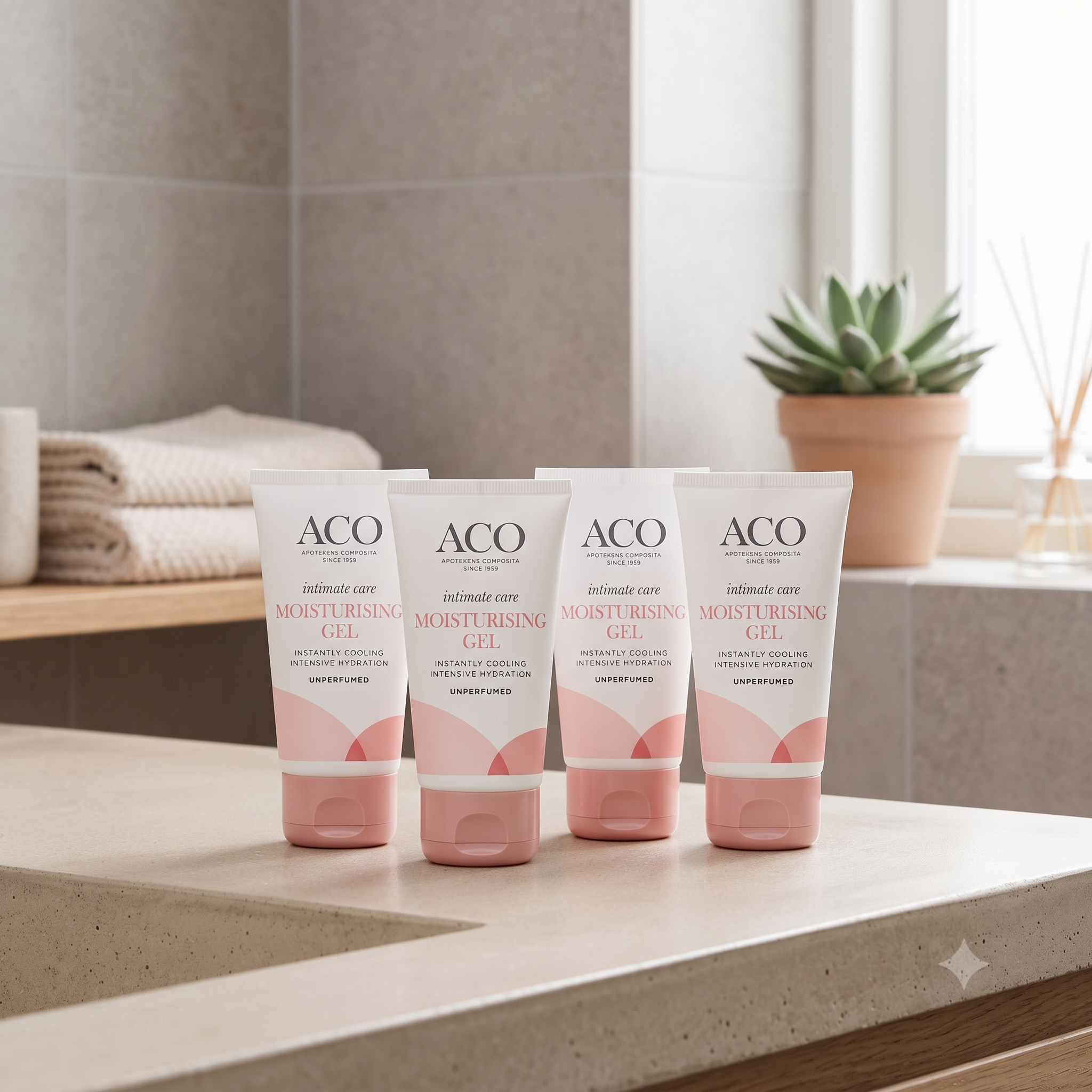 Intimate Care Moisturising Gel 50ml 4 stykker