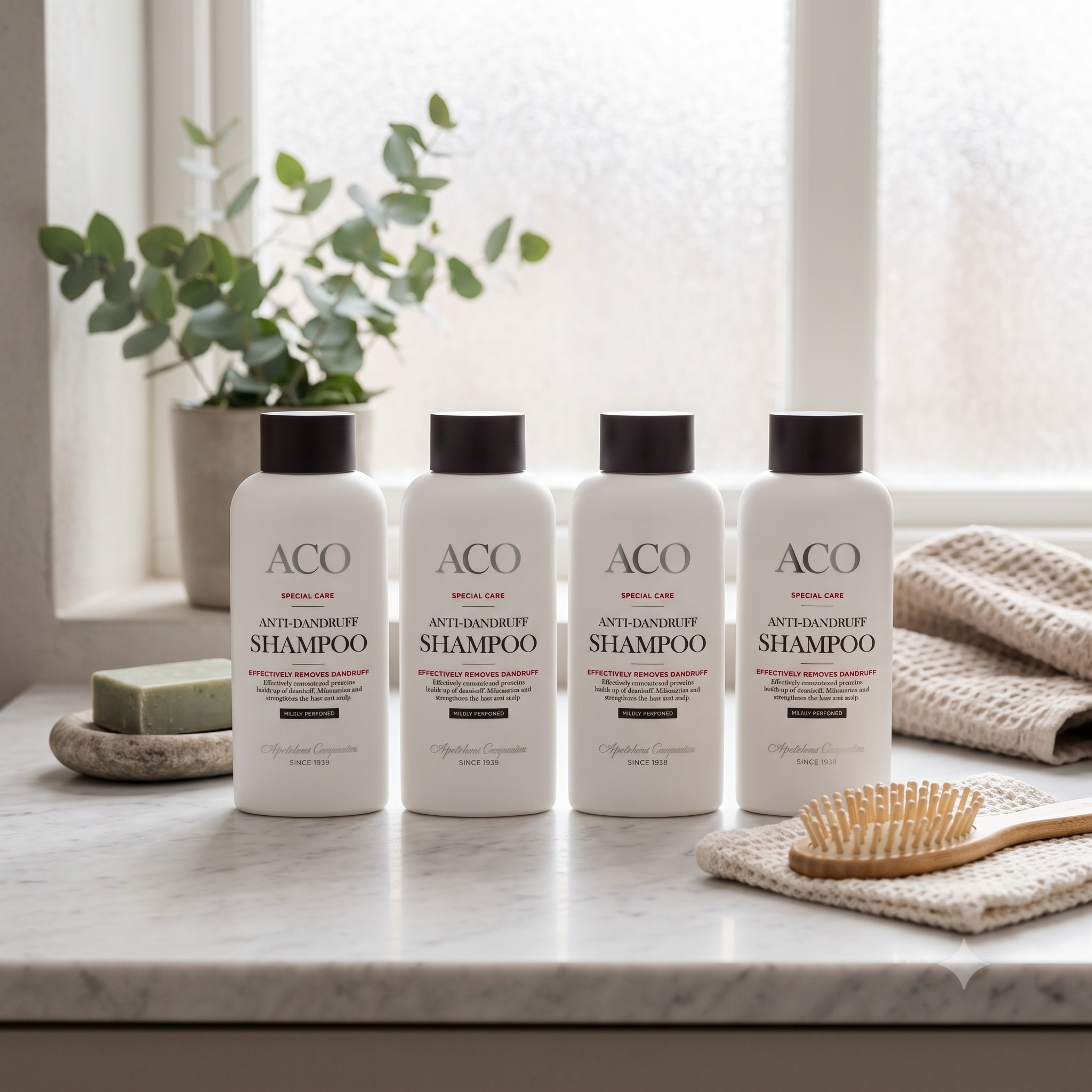 ACO Special Care Anti Dandruff Shampo uten parfyme 200ml 4 stykker