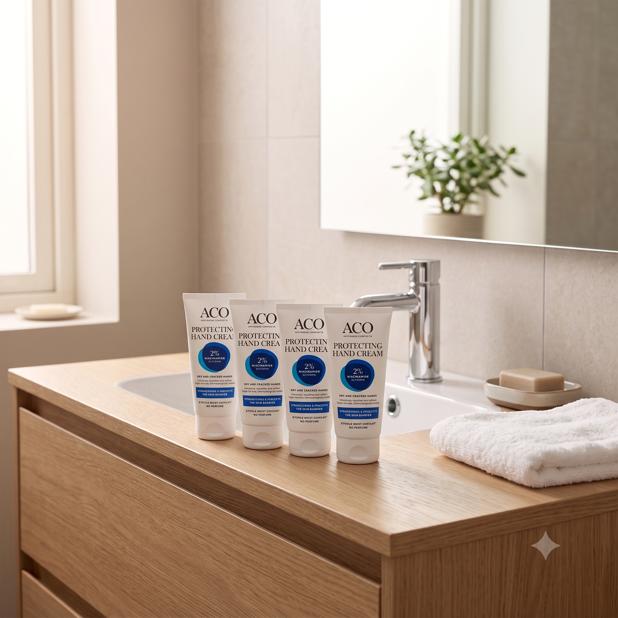 ACO Protecting Hand Cream 75 ml 4 stykker
