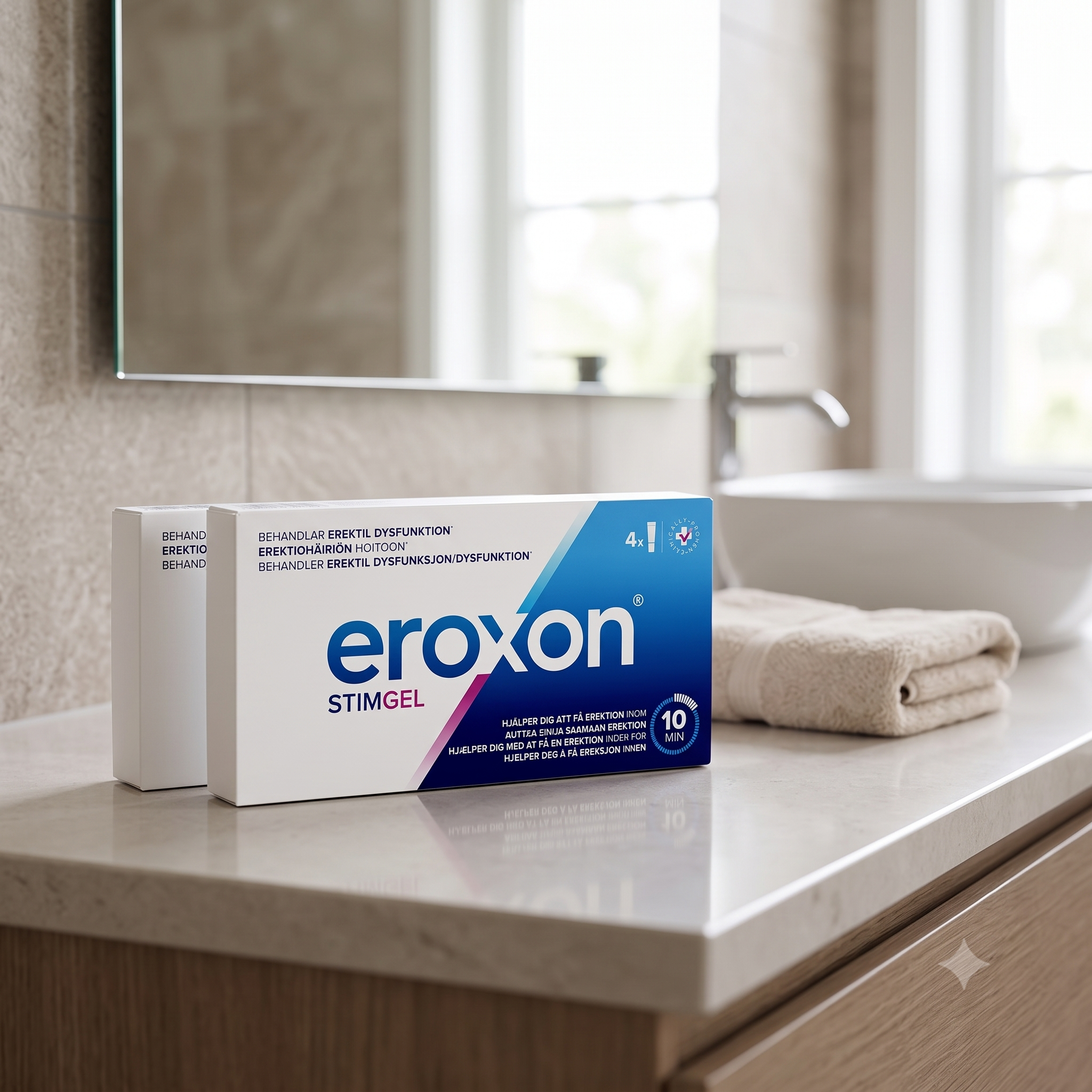 Eroxon Stimgel Potensmiddel 4 tuber 2 stykker