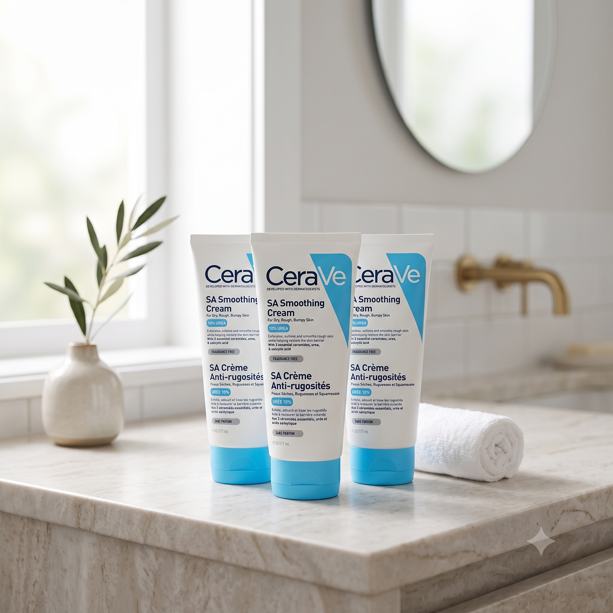 CeraVe SA Smoothing Cream 177 ml 3 stykker