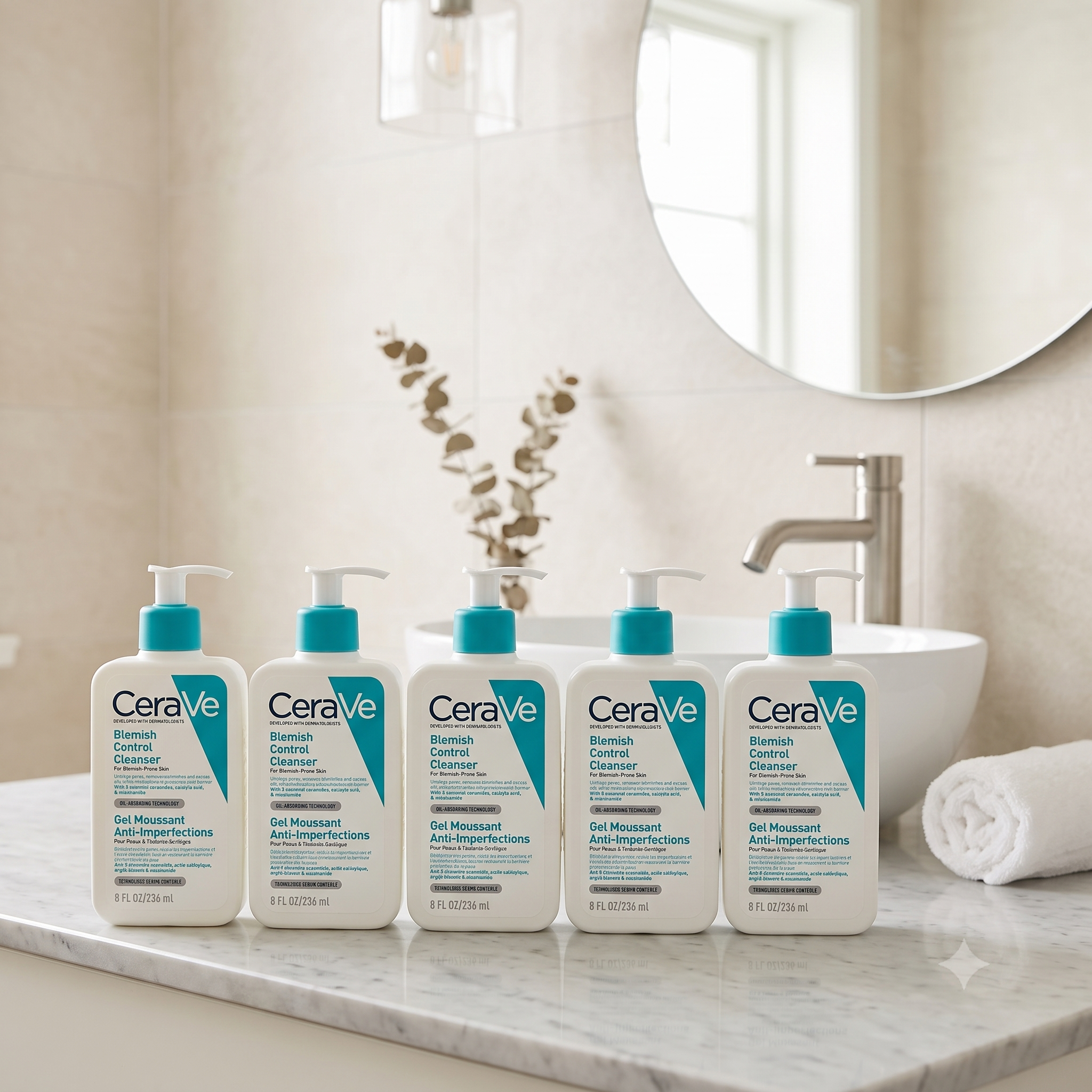 CeraVe Blemish Control Cleanser 236 ml 5 stykker