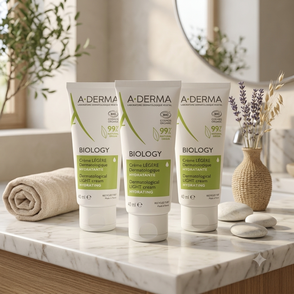 A-Derma Biology Cream Light 40 ml 3 pakning
