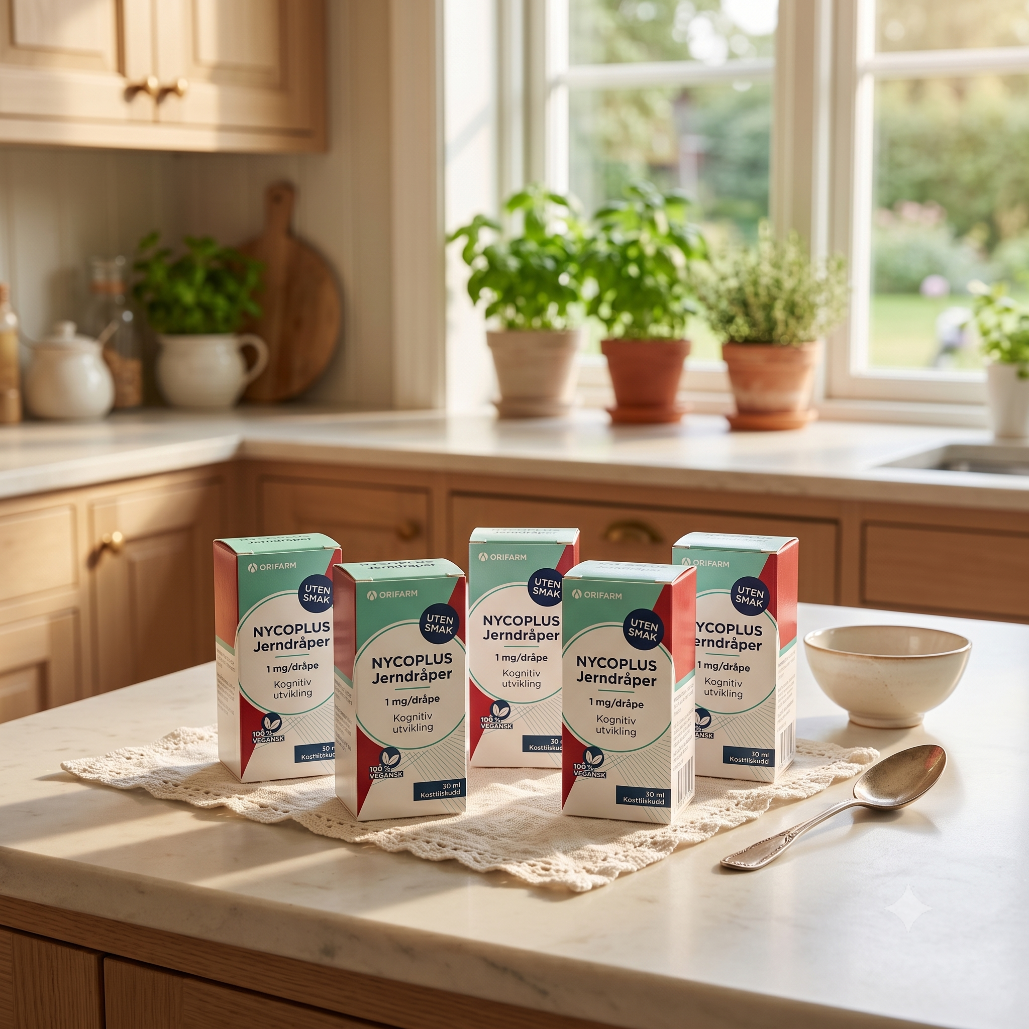 Nycoplus Jerndråper 1mg/dråpe 30 ml 5 stykker