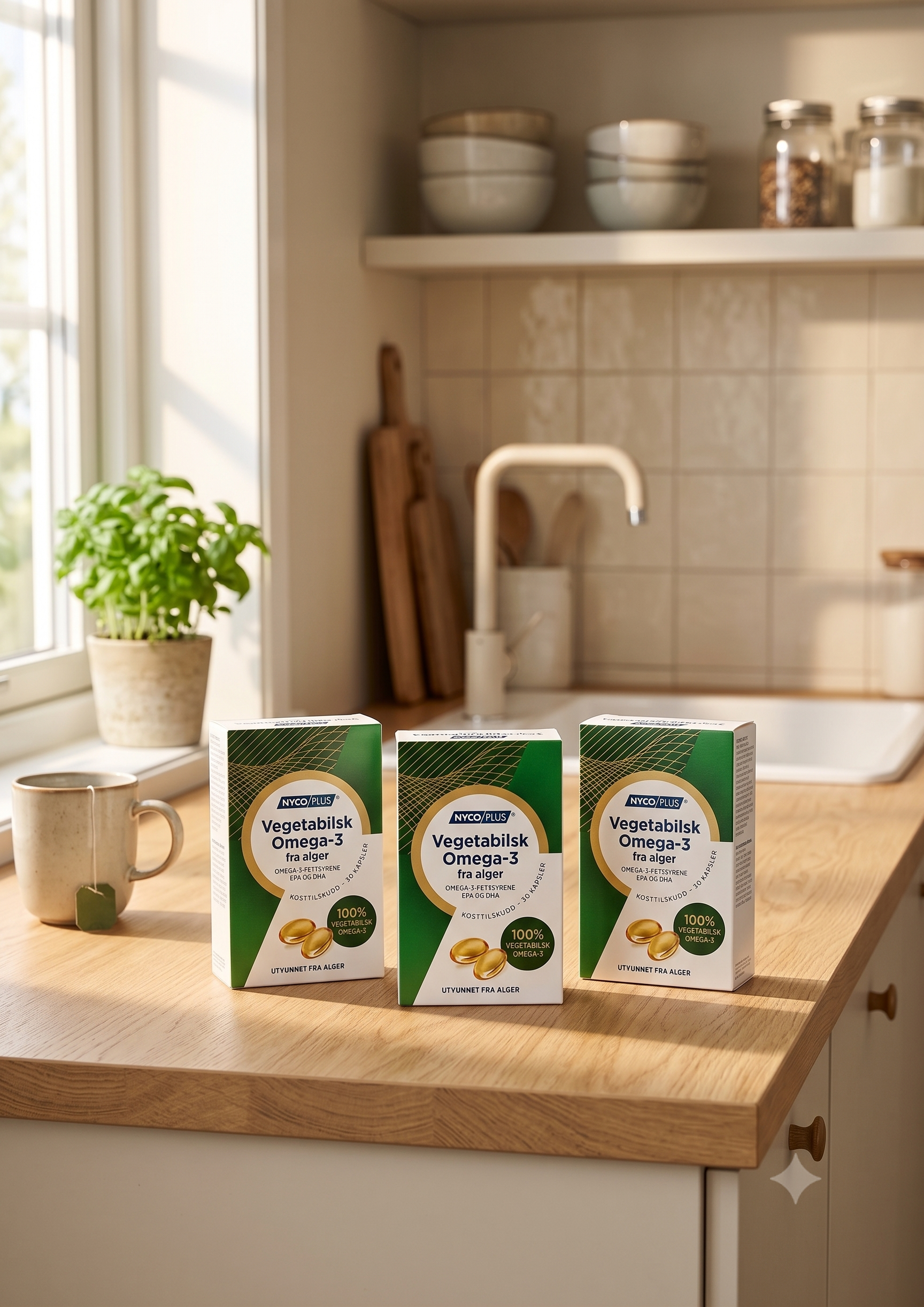 Nycoplus Vegansk Omega-3 fra alger 30stk 3 stykker