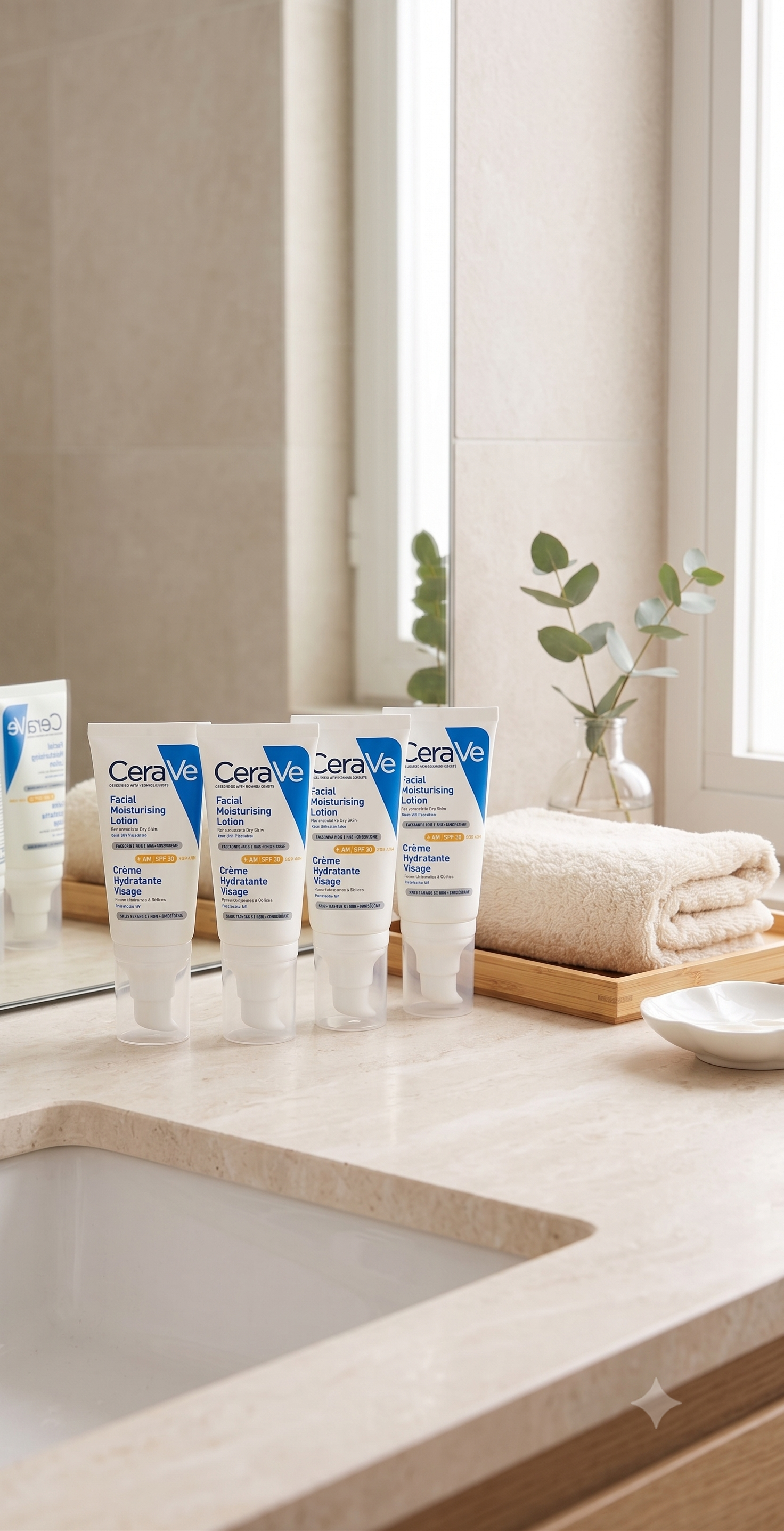CeraVe Ansiktskrem SPF30 52 ml 4 stykker